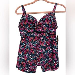 Island Escape Fly Away Front Tankini Top 6